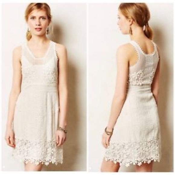 Anthropologie Dresses & Skirts - Yoana Baraschi Vered Lace Shift Dress size 0P